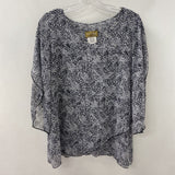 VICTORIA BECKHAM WOMEN'S BLOUSE/SHIRT white black animal print