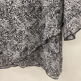 VICTORIA BECKHAM WOMEN'S BLOUSE/SHIRT white black animal print