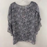 VICTORIA BECKHAM WOMEN'S BLOUSE/SHIRT white black animal print