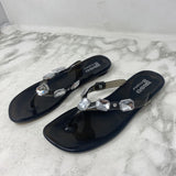 BRAVO BROWNS WOMEN'S SANDALS black clear 7