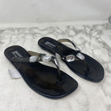 BRAVO BROWNS WOMEN'S SANDALS black clear 7