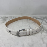WOMEN'S BELT white S