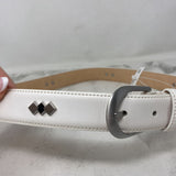 WOMEN'S BELT white S