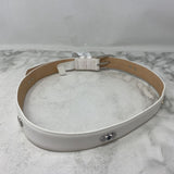 WOMEN'S BELT white S