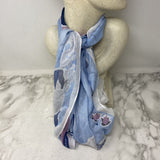 KATE SPADE WOMEN'S SCARF/SHAWL blue white pink