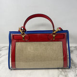 TORY BURCH WOMEN'S BAG red beige blue clear