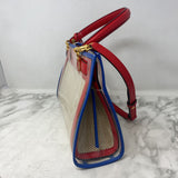 TORY BURCH WOMEN'S BAG red beige blue clear