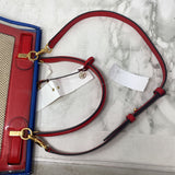 TORY BURCH WOMEN'S BAG red beige blue clear