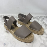 VINCE WOMEN'S SANDALS grey natural 7