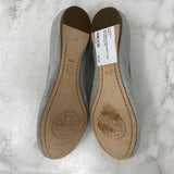 TORY BURCH WOMEN'S FOOTWEAR silver grey 8.5