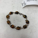 925 WOMEN'S BRACELET silver amber