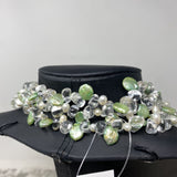 WOMEN'S NECKLACE green clear