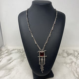 WOMEN'S NECKLACE silver red