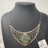 SAJEN WOMEN'S NECKLACE silver green