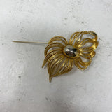 WOMEN'S BROOCH gold silver
