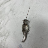 WOMEN'S BROOCH silver