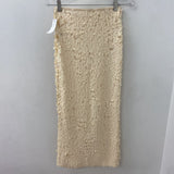 H&M WOMEN'S SKIRT cream XS