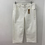 EDDIE BAUER WOMEN'S PLUS BOTTOM white 18