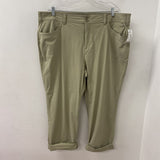 EDDIE BAUER WOMEN'S PLUS BOTTOM khaki 22W