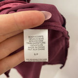 CAMI NYC WOMEN'S TANK/CAMI burgundy black S