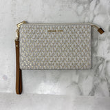 MICHAEL/Michael Kors WOMEN'S WALLET/WRISTLET cream gold