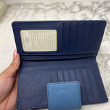 FOSSIL WOMEN'S WALLET/WRISTLET blue pink navy