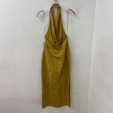 ZARA WOMEN'S DRESS mustard S