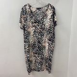 JONES new york WOMEN'S DRESS pink grey black white 10