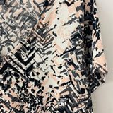 JONES new york WOMEN'S DRESS pink grey black white 10