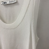 ZARA WOMEN'S SWEATER white S