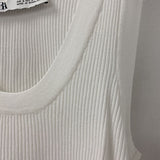 ZARA WOMEN'S SWEATER white S