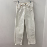 LEVI WOMEN'S JEANS white XS/25