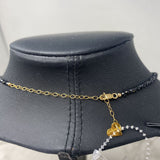 VALENTINE ROUGE WOMEN'S NECKLACE black gold