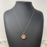 VALENTINE ROUGE WOMEN'S NECKLACE silver pink green