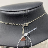 VALENTINE ROUGE WOMEN'S NECKLACE silver pink green