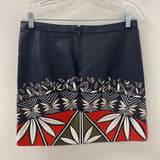 TORY BURCH WOMEN'S SKIRT navy white red 6