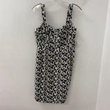 Club Monaco WOMEN'S DRESS black white 8