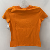 DESIGUAL WOMEN'S T-SHIRT orange navy black S