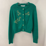 ZARA WOMEN'S CARDIGAN green M