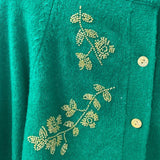 ZARA WOMEN'S CARDIGAN green M