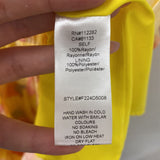 ADELYN RAE WOMEN'S DRESS yellow pink M