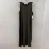 ROOTS WOMEN'S DRESS olive green S