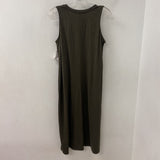 ROOTS WOMEN'S DRESS olive green S