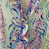 lilly pulitzer WOMEN'S DRESS aqua pink green M