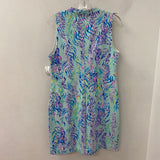 lilly pulitzer WOMEN'S DRESS aqua pink green M