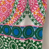 LONDON TIMES WOMEN'S DRESS pink white green 10