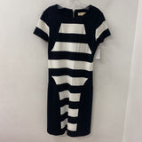 MICHAEL/Michael Kors WOMEN'S DRESS black white 8