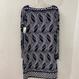 MICHAEL/Michael Kors WOMEN'S DRESS navy white M
