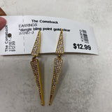 WOMEN'S EARRINGS gold clear
