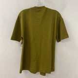H&M WOMEN'S T-SHIRT green silver XS